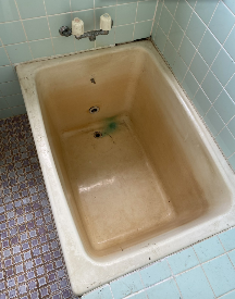 千葉県匝瑳市 浴槽塗装補修