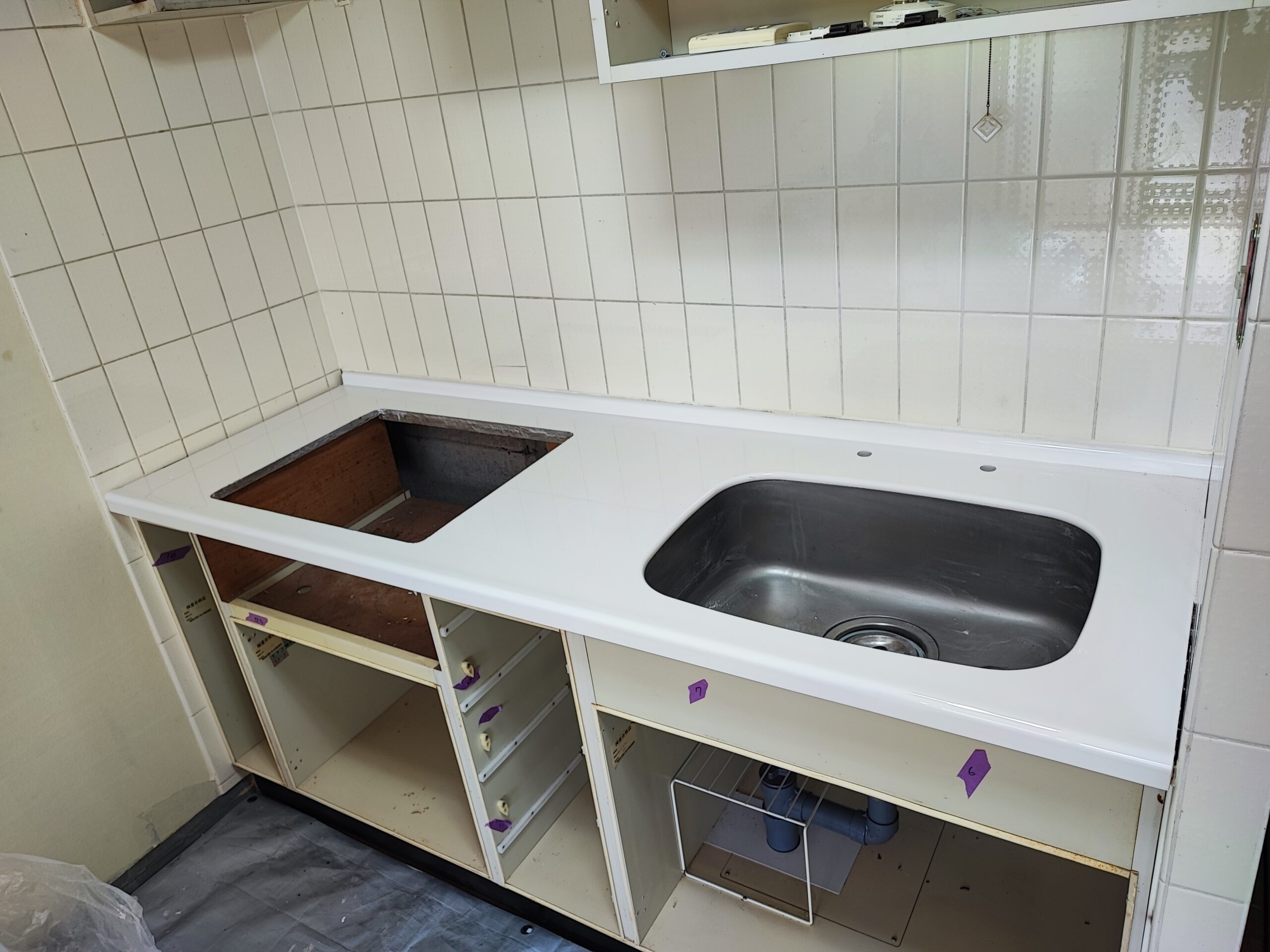 直し塾開催　人工大理石特殊塗装補修